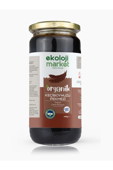 Ekoloji Market Organik Keçiboynuzu Pekmezi 640 gr ürün görseli 1