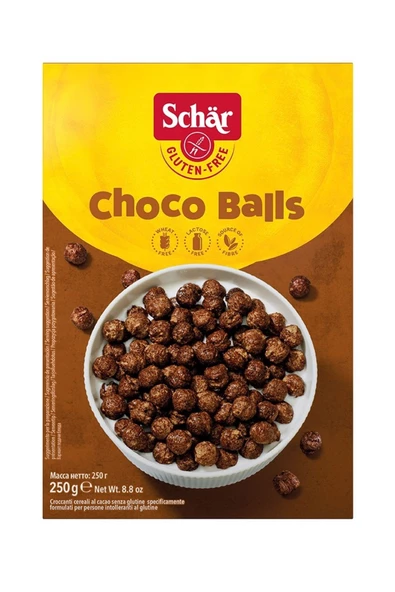 Schar Choco Balls Glutensiz Çikolata Kaplı Mısır Gevreği 250 gr ürün görseli 1