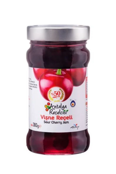 Antalya Reçelcisi Vişne Reçeli 380g Klasik Seri ürün görseli 1