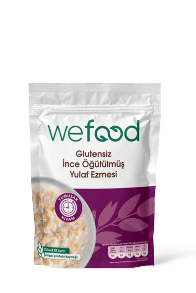 Wefood İnce Öğütülmüş Glutensiz Yulaf Ezmesi 3'lü ürün görseli 1