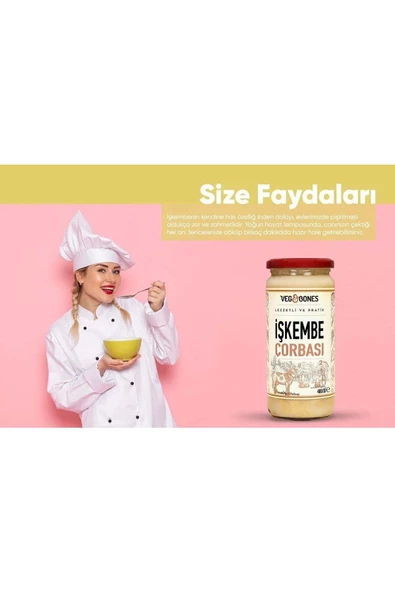 Veg&Bones Işkembe Çorbası 480ml - Resim 3