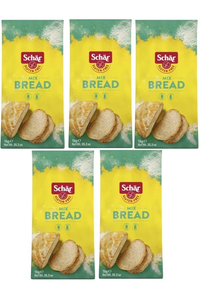 Schar Mix B Glütensiz Karışık Ekmek Unu 1 Kg 5 Adet ürün görseli 1