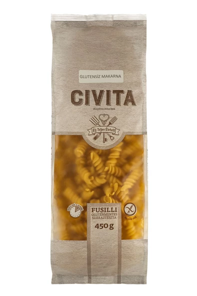 Civita Fusilli Glutensiz Burgu Makarna 450 gr ürün görseli 1