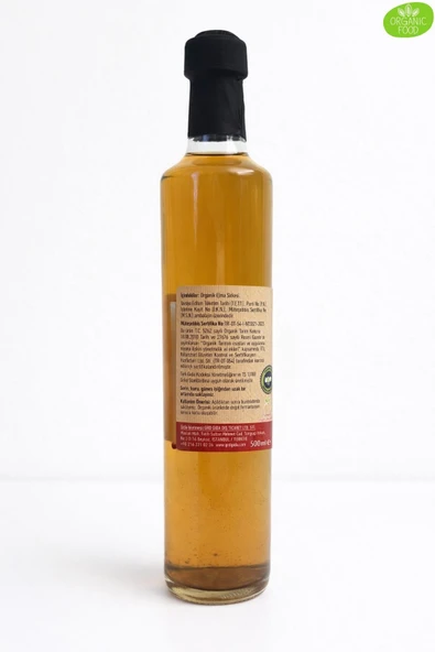 GRD ORGANİK ELMA SİRKESİ  500 ml - Resim 4