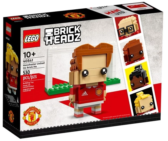 LEGO 40541 Brickheadz Manchester United Kendini Figüre Dönüştür ürün görseli 1
