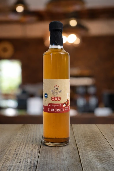 GRD ORGANİK ELMA SİRKESİ  500 ml ürün görseli 1