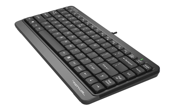 A4 TECH FK11 SLIM Q KLAVYE USB GRİ - Resim 2