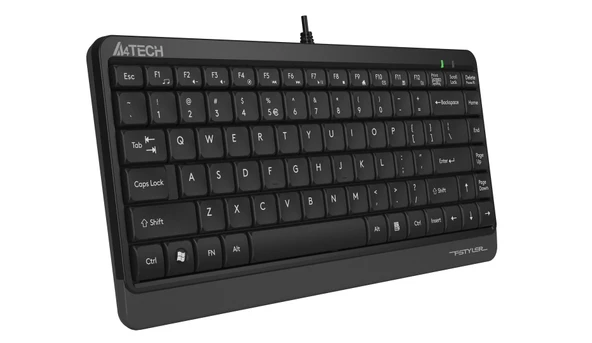 A4 TECH FK11 SLIM Q KLAVYE USB GRİ - Resim 3