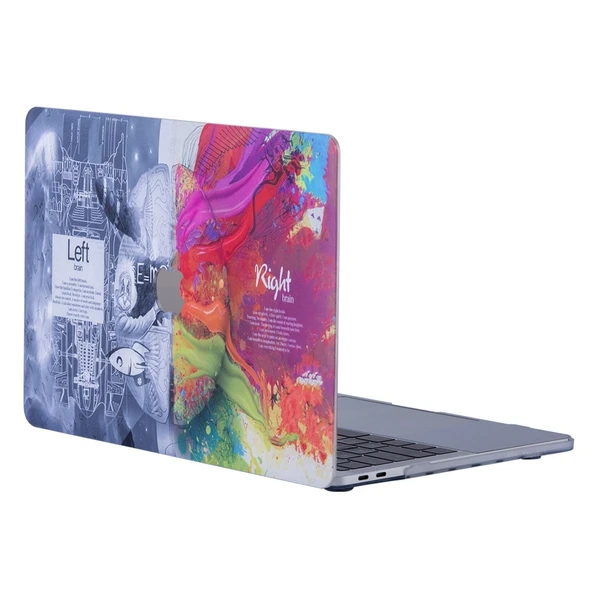 MacBook Air Kılıf 13 inç – A1369 A1466 ile Uyumlu Beyin Desenli Sert Koruma Kapak | Çizilmeye Dayanıklı ürün görseli 1