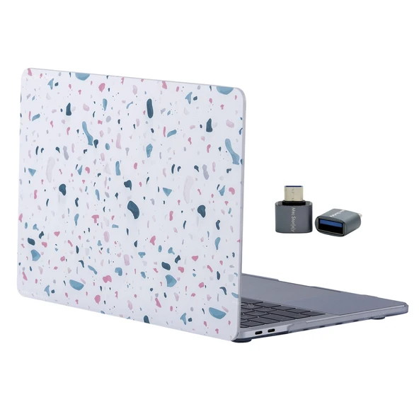 Macbook Air M1 Kılıf 13 inç TerrazzoNL TouchIDli M1 Air A2337 A2179 A1932 ile Uyumlu ürün görseli 1