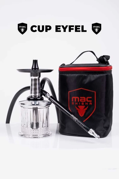 Cup Eyfel Küçük Boy Çantalı Nargile Takım ürün görseli 1