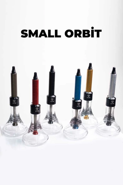 Small Orbit Orta Boy Çantalı Nargile Takım - Resim 3