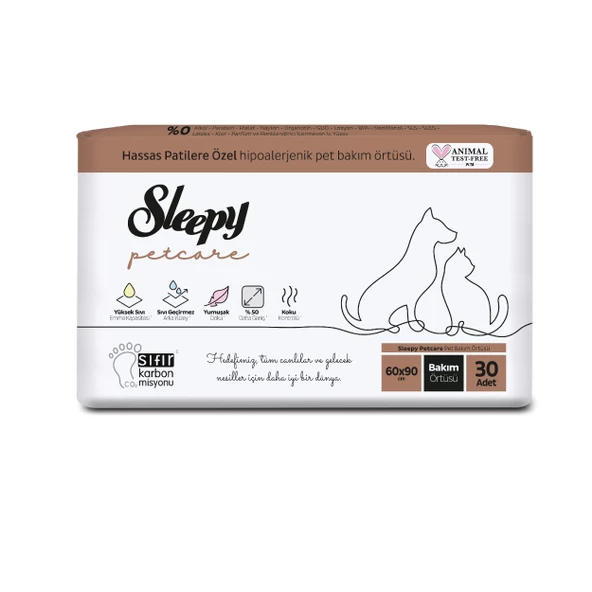 SLEEPY PETCARE 60X90CM 30LU ürün görseli 1