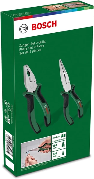 Bosch Kargaburun Pense Seti 180 mm - 1600A0275H ürün görseli 1