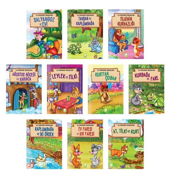 Ema 1. Sınıf La Fontaine Masalları 10 Kitap ürün görseli 1