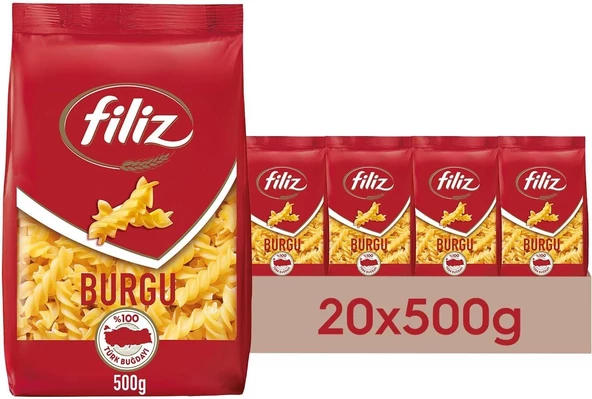 Filiz Burgu Makarna 500gr 1koli x20 adet ürün görseli 1