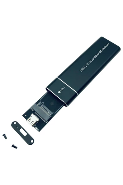Usb 3.1 Type C To Pcı-E M.2 Nvme Ssd Harici Taşınabilir Kutu ürün görseli 1