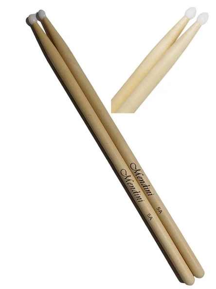 Baget Plastik Uçlu MAPLE wood- Davul - Bateri Bageti 5a Pürüzsüz Yüzey Akçaağaç Drumsticks ürün görseli 1