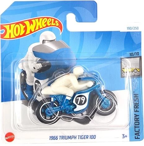 Hot Wheels Tekli Arabalar 1966 Triumph Tiger 100 HTD43 (Factory Fresh) ürün görseli 1