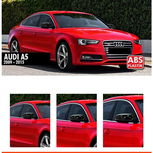 A5 B8 Batman Ayna Kapağı Piano Black / 2009-2015 ürün görseli 1