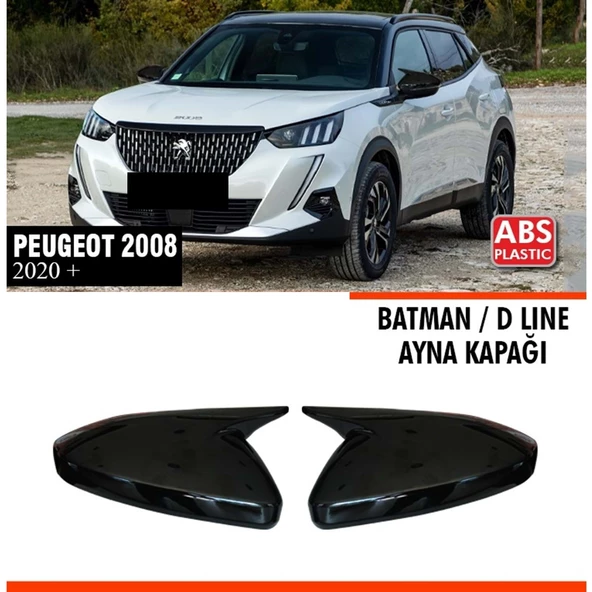 2008 Batman Ayna Kapağı Piano Black / 2019 Sonrası ürün görseli 1