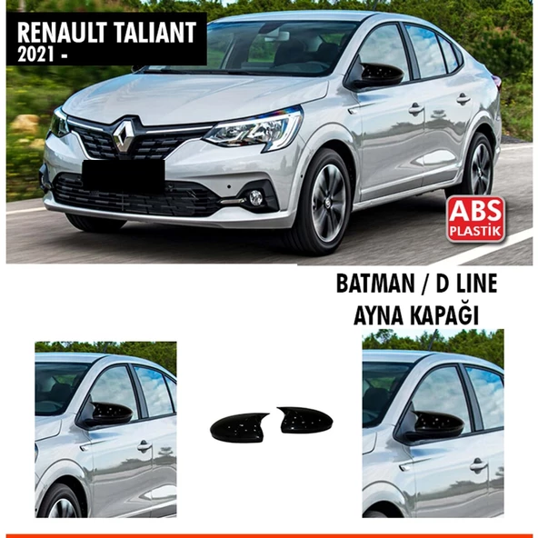 Taliant Batman Ayna Kapağı Piano Black / 2021 Sonrası ürün görseli 1