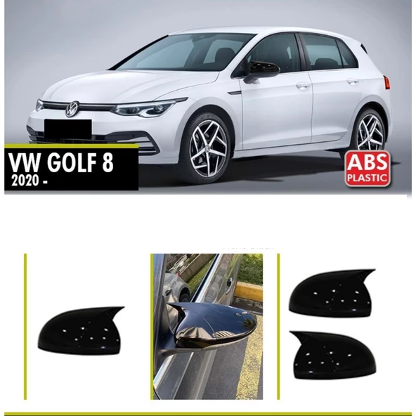 Golf Mk8 Batman Ayna Kapağı Piano Black / 2020 - ürün görseli 1