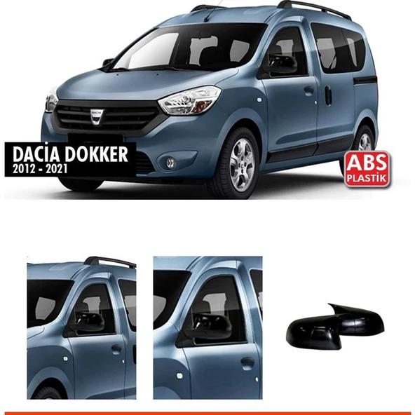 Dokker Batman Ayna Kapağı Piano Black / 2012 - 2021 ürün görseli 1