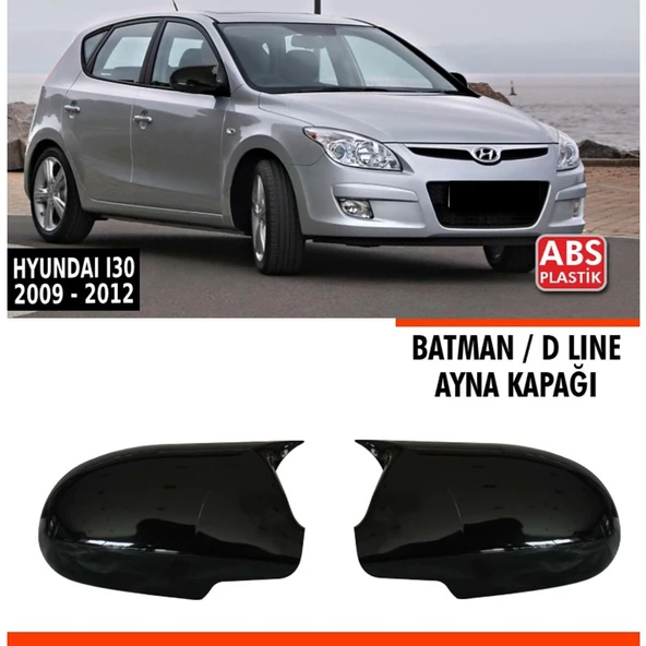 i30 Batman Ayna Kapağı Piano Black / 2009-2012 (Sinyalsiz) ürün görseli 1