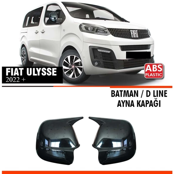Ulysse Batman Ayna Kapağı Piano Black / 2022 Sonrası ürün görseli 1