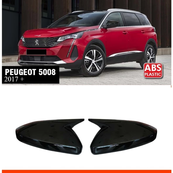 5008 Batman Ayna Kapağı Piano Black / 2017 Sonrası ürün görseli 1