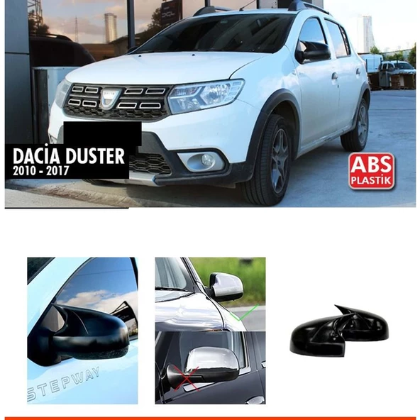 Duster 1.5 Batman Ayna Kapağı Piano Black / 2010-2017 ürün görseli 1