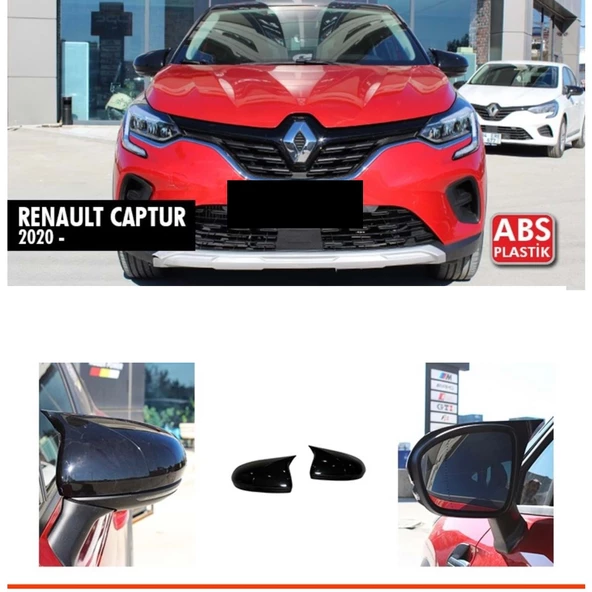 Captur Batman Ayna Kapağı Piano Black / 2020 sonrası ürün görseli 1