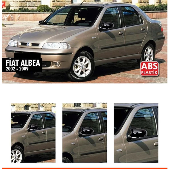 Albea Batman Ayna Kapağı Piano Black / 2002-2009 ürün görseli 1