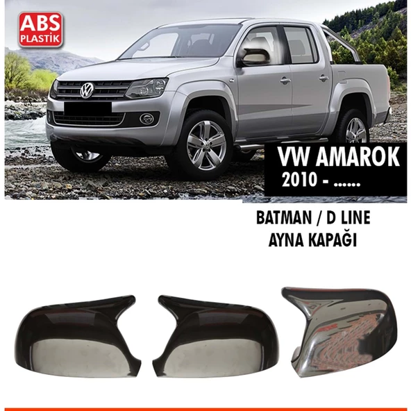 Amarok Batman Ayna Kapağı Piano Black / 2010 + ürün görseli 1