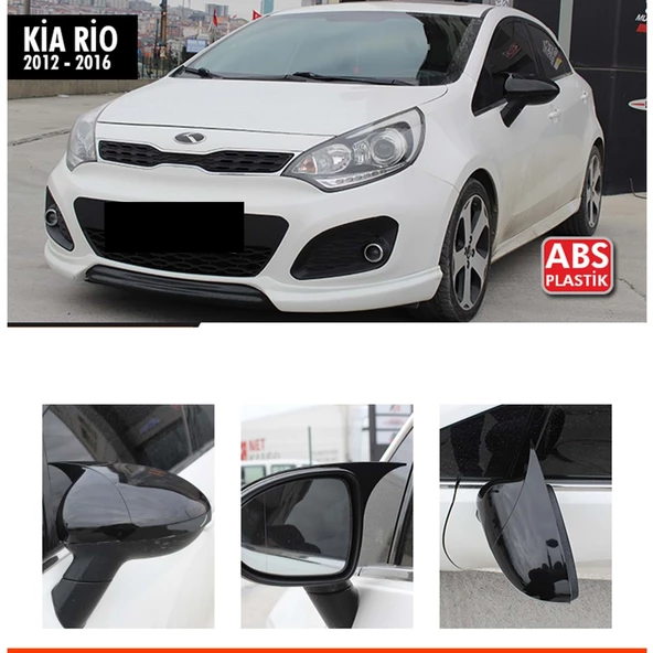 Rio Batman Ayna Kapağı Piano Black Sinyal Yok / 2012 - 2016 ürün görseli 1