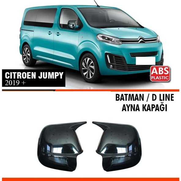 Jumpy Batman Ayna Kapağı Piano Black / 2019 Sonrası ürün görseli 1