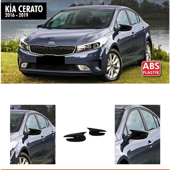 Cerato Batman Ayna Kapağı Piano Black 2016 – 2019 ürün görseli 1