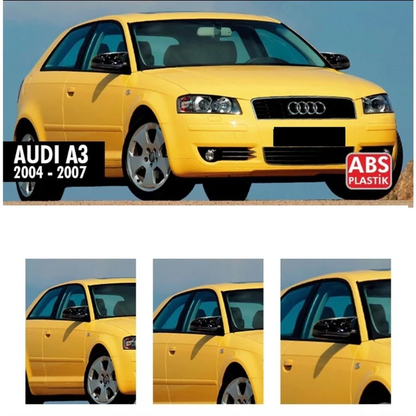 A3 8P Batman Ayna Kapağı Piano Black / 2003 - 2007 ürün görseli 1