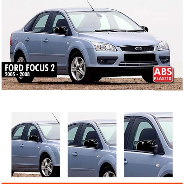 Focus 2 Batman Ayna Kapağı Piano Black / 2004-2008 ürün görseli 1