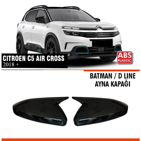 C5 Aircross Batman Ayna Kapağı Piano Black / 2018 Sonrası ürün görseli 1