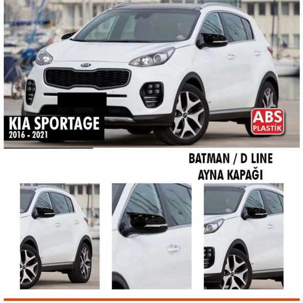 Sportage Batman Ayna Kapağı Piano Black / 2016 - 2021 ürün görseli 1