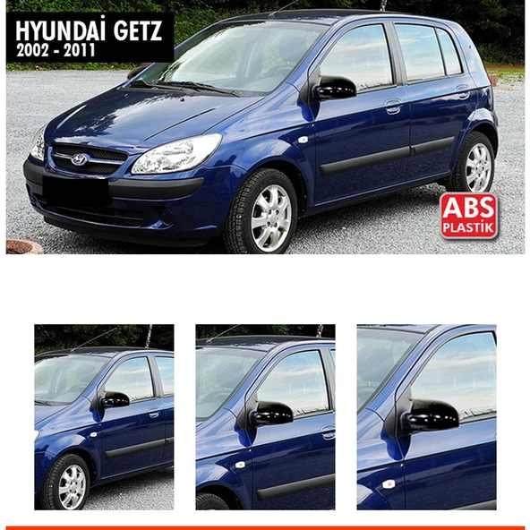 Getz Batman Ayna Kapağı Piano Black / 2002-2011 ürün görseli 1