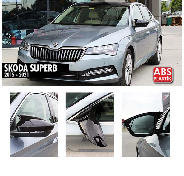 SuperB Mk3 Batman Ayna Kapağı Piano Black / 2015-2021 ürün görseli 1
