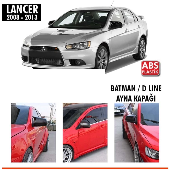 Lancer Batman Ayna Kapağı Piano Black / 2008-2013 ürün görseli 1