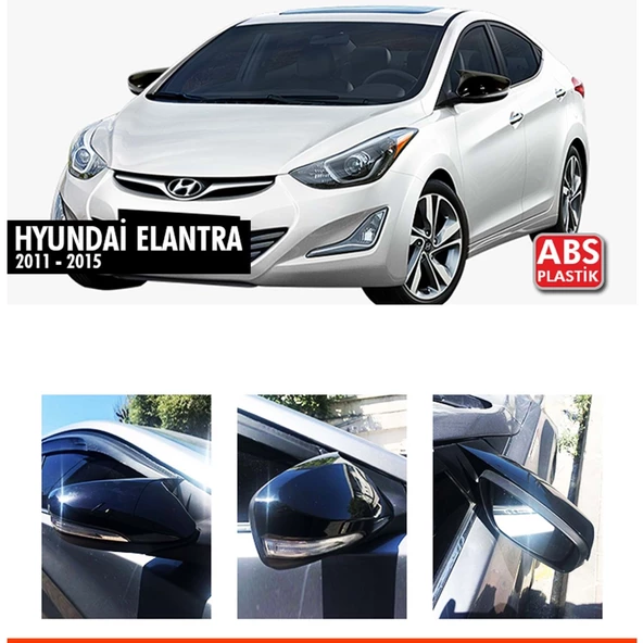 Elantra Sinyalli Batman Ayna Kapağı Piano Black / 2011-2015 ürün görseli 1