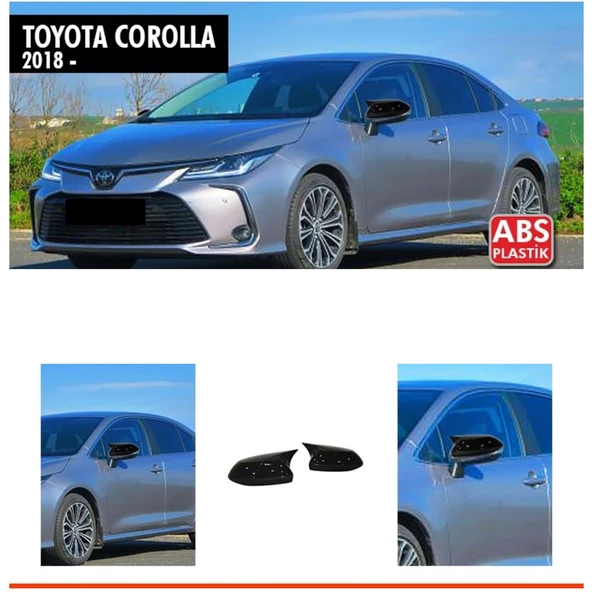 Corolla E210 Batman Ayna Kapağı Piano Black / 2018 sonrası ürün görseli 1