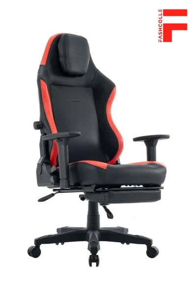 Fashcolle Globe Pro Black-Red Oyuncu Koltuğu - Resim 2