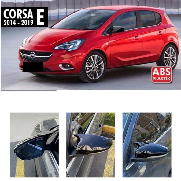Corsa E Batman Ayna Kapağı Piano Black / 2014-2019 ürün görseli 1