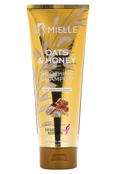 Mielle Oats & Honey Hassas Saç Derisi Yatıştırıcı Şampuan 237ML ürün görseli 1